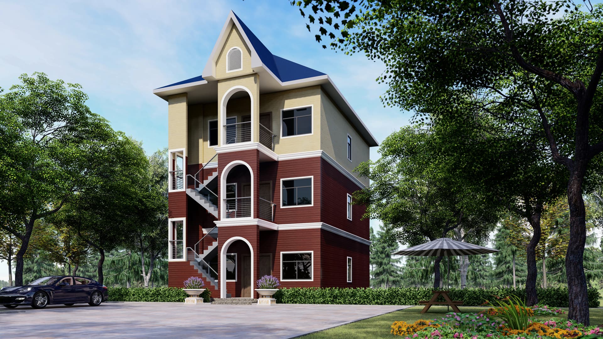 別墅項目 板材型號：PB1014，PBW17-06